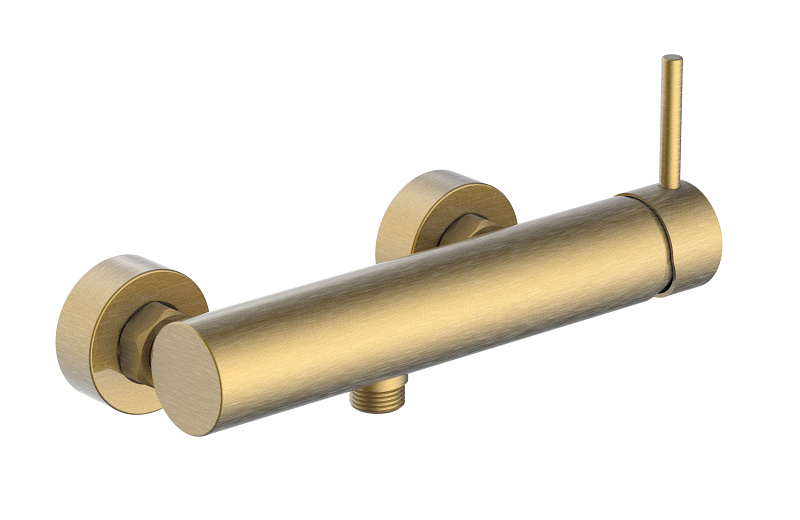 PERLE Zuhany Csaptelep szálcsiszolt arany