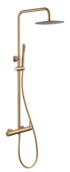 PERLE Zuhanyrendszer szálcsiszolt arany